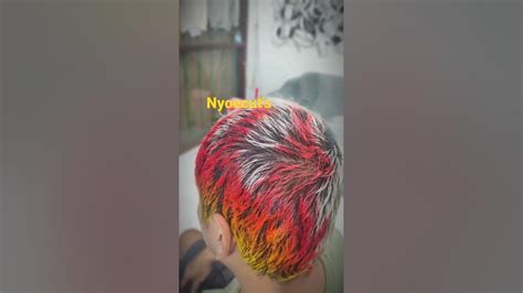 Gradasi Warna Rambut Hair Color Gradation Youtube