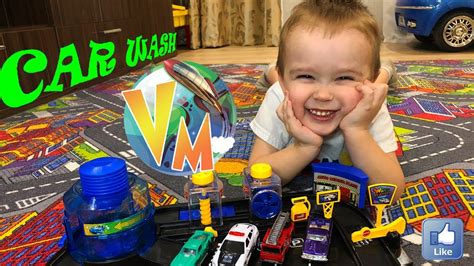 Wash Playset. Игровой набор Big Motors Паркинг. Детская Автомойка - YouTube
