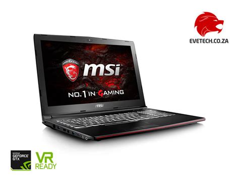 Buy Msi Gp Mvr Rf Gtx Gaming Laptop With Gb Ram At Evetech Co Za