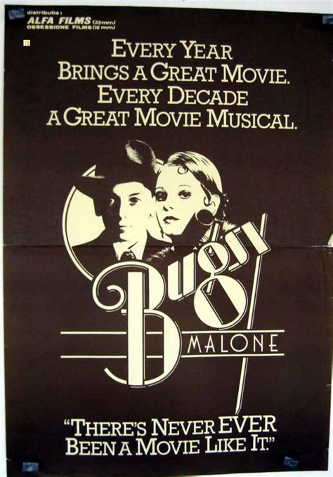 "BUGSY MALONE" MOVIE POSTER - "BUGSY MALONE" MOVIE POSTER