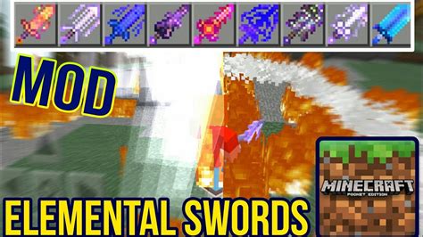 Saiu Elemental Swords Mod Para Minecraft Pe Espadas M Gicas No Mcpe