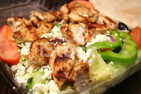 Chicken Kebab Salad Stock Photo | Royalty-Free | FreeImages