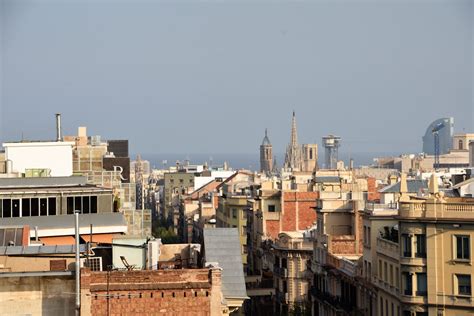 Exploring Barcelona's skyline from Bar Terraces