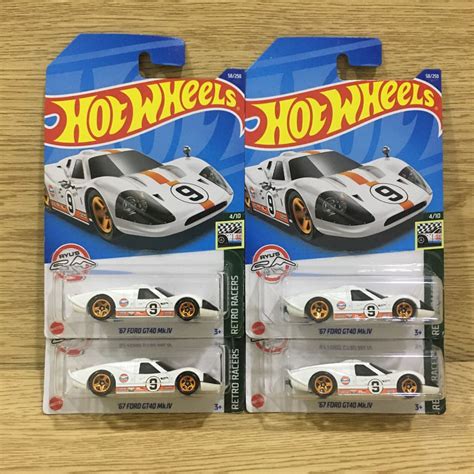Hot Wheels Ford GT Mk IV Gulf In Wihte Hobbies Toys Toys Games On Carousell