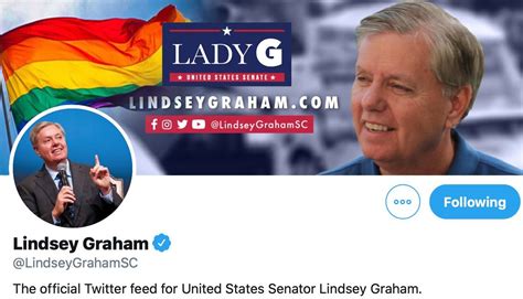 Lindsey Graham changed his Twitter wallpaper : r/PoliticalHumor