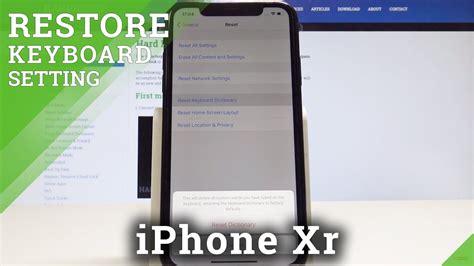 How To Reset Keyboard Dictionary In Iphone Xr Restore Keyboard