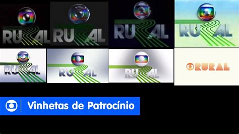 Vinhetas De Patroc Nio Globo Rural Presente Youtube