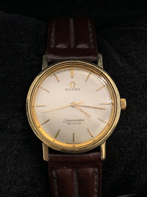 OMEGA Seamaster DeVille Vintage C 1950s Watch W Pie Pan Dial 6 5K