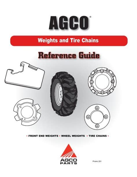 Weights And Tire Chains Agco Parts