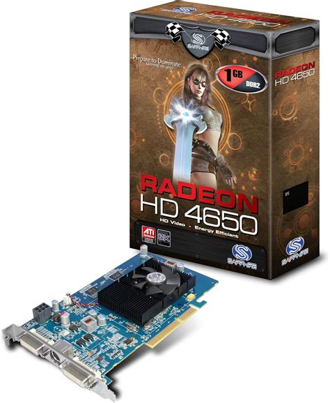 Sapphire Radeon HD 4650 Tarjeta gráfica ATI AGP Memoria de 1 GB