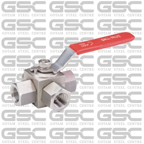 Stainless Steel High Pressure Three Way Ball Valves Size 1 8 To 1