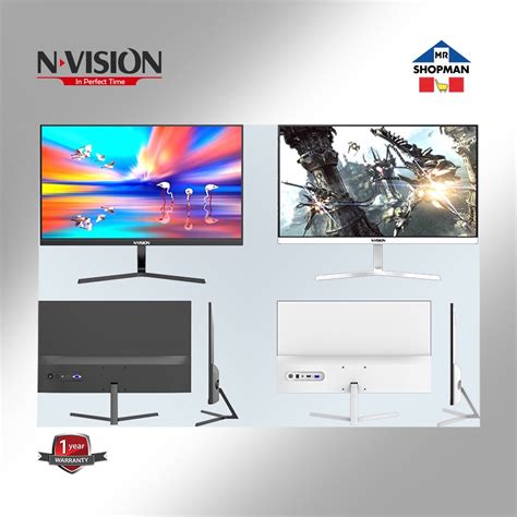 Nvision N2455 Pro 24 Ips 100hz N2455 75hz White Black 1920x1080