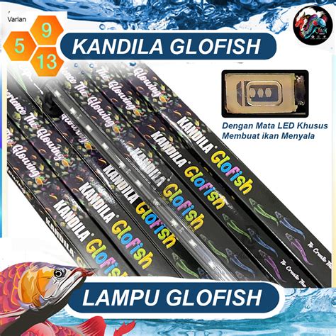 Jual Lampu Celup Kandila Glofish Lampu Ikan Glowfish 200300400500