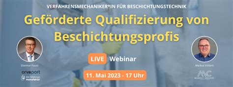 Webinar Qualification Of Coating Technology Employees Surface