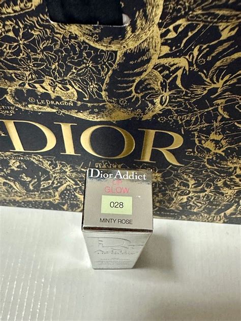 Authentic Dior Addict Lip Glow Holiday Limited Edition In Minty Rose