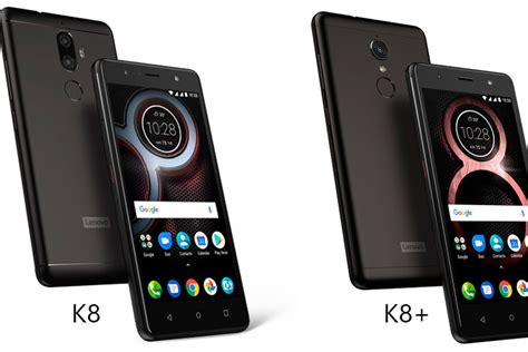 Lenovo K8 y K8 Plus: características, precio y ficha técnica