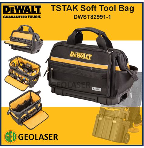 Dewalt Toughsystem Tool Storage Bag With Waterproof Base And 360 Degree