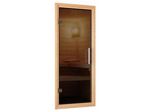 Sauna Systemsauna Variado Mit Dachkranz Inkl Kw Bio Ofen Mit