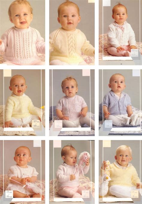 Patons 792 10 Baby Knits Patterns - Free Baby Knitting