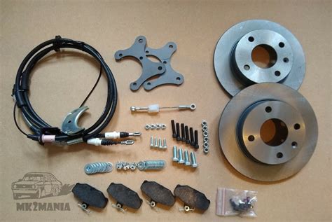 Escort Mk1 Mk2 Rear Disc Conversion Kit English Axle For Sierra Cosworth Caliper Ebay