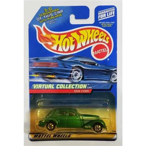 Embalagem Danificada Hot Wheels Virtual Collection 1936 Cord Universo Hot Wheels