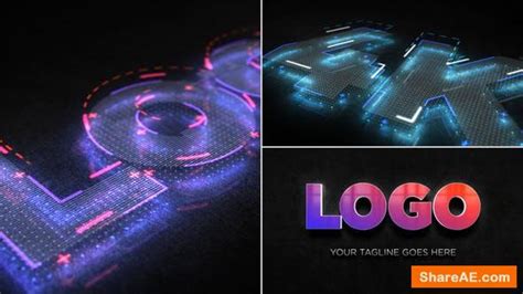 Videohive Digital D Logo Reveal Free After Effects Templates After