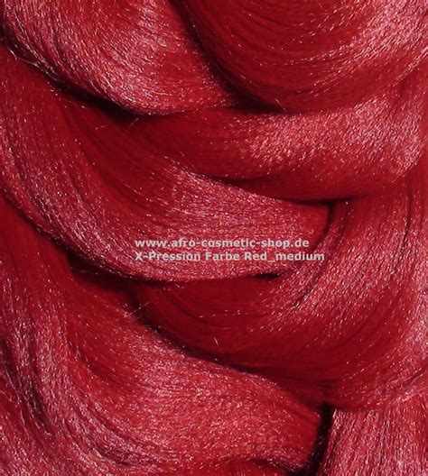 X Pression® Ultra Braid Farbe Rot Medium Afro Cosmetic Shop