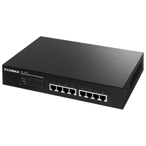 EDIMAX - Switches - PoE - 8-Port Gigabit Ethernet PoE+ Switch