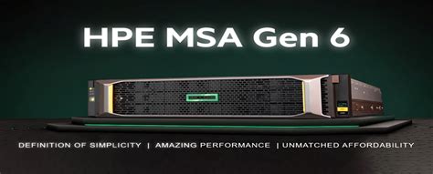 Winning With HPE MSA Gen6 In The Entry Level SAN Storage Market