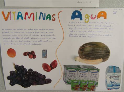 Vitamina B e C Trabalhos de CN 6ºC Alimentos Nutrientes