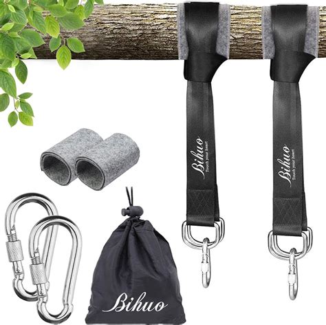 Tree Swing Hanging Straps Kit Holds 2000 Lbs 5ft Long Straps With 2 Tree