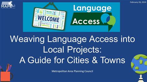 Weaving Language Access Into Local Projects A Guide For Cities And Towns