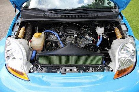 Unholy Engine Swap: Chevrolet Spark Powered by Corvette Z06's 7.0 Liter V8 Engine - Corvette ...