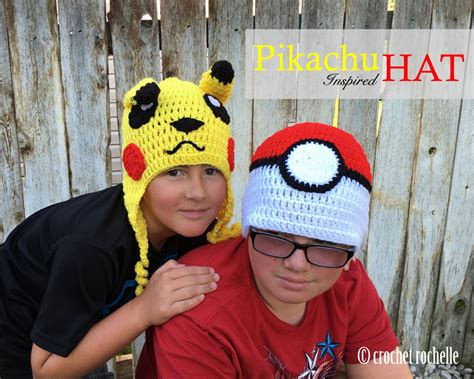 Crochet Pattern Pikachu Inspired Hat - Etsy