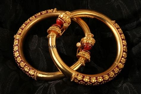 Bengali Bala Gold Bangle Design - South India Jewels