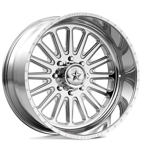 26 American Force Wheels F107 Idol Polished Monoblock Forged Off Road