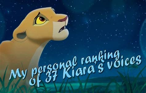 My Personal Ranking Of Kiara S Voices The Voice Person Ranking