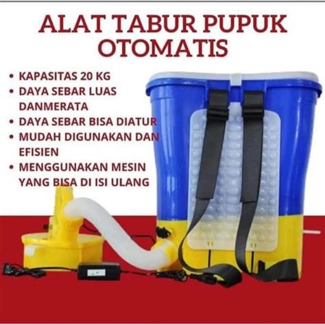 Jual Alat Kocor Pupuk Otomatis Untuk Padi Kapasitas 20 Kg Shopee