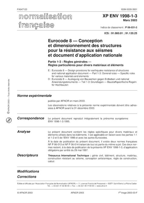 Pdf Eurocode Conception Et Dimensionnement Des Structures