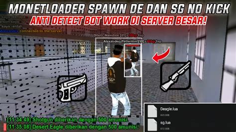 Share Monetloader Spawn Gun No Detect Bypass Anti Kick Gta