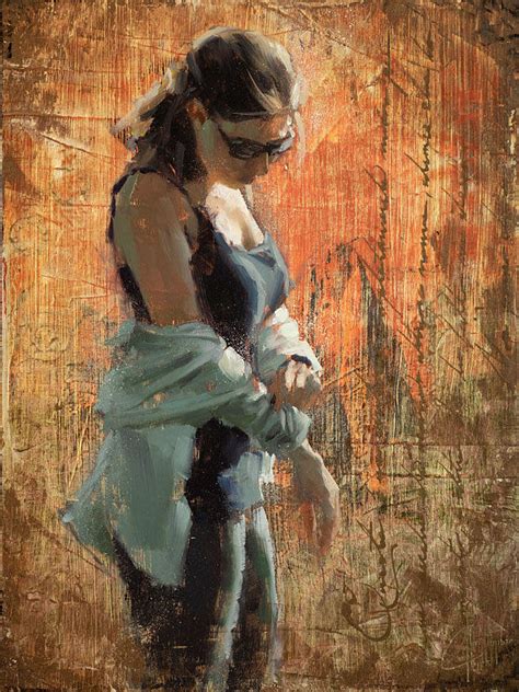 Abstract Form Study Anna Painting By Christopher Clark Fine Art America