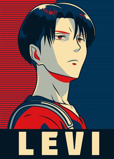 Levi Ackerman Poster By Viability Creative Displate Levi