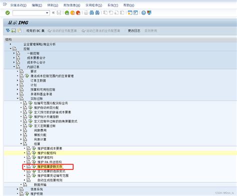 Sap 内部订单结算在建工程sap中在建工程项目内部订单结算参数 Csdn博客