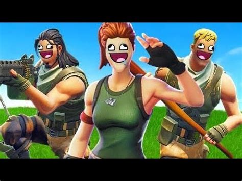 Lobby Full Of Noobs Win Squad Fill Fortnite Battle Royale YouTube