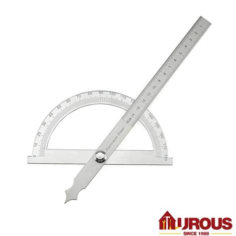 Stainless Steel Angle Ruler Protractor (big) - Aurous Hardware Online Store