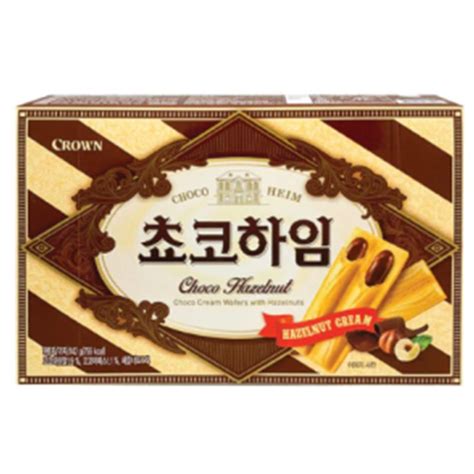 Crown Waffle Choco Heim Hazelnut Cream G