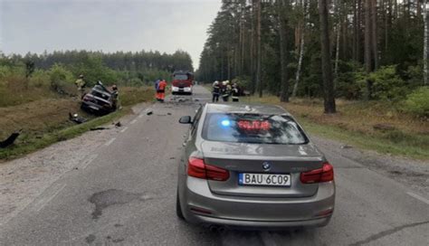 Tragiczny wypadek na trasie Augustów Sejny Nie żyje jedna osoba Suwałki