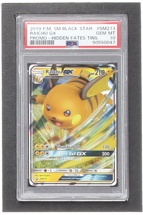 Raichu Gx Pokemon Sun And Moon Black Star Promos Sm Hidden