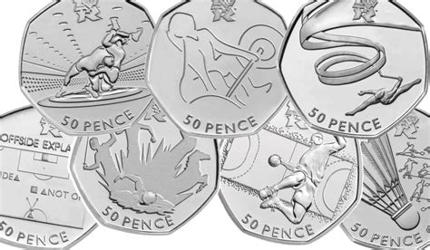 How many Olympic 50p coins are there, and how much are they worth ...