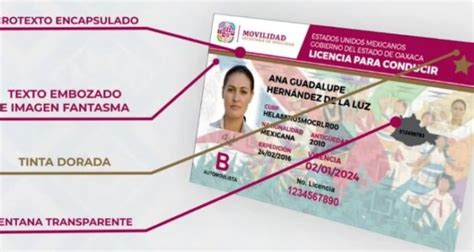 Presenta Semovi Nuevo Diseño Para La Licencia De Conducir Tmbinfo Noticias De Oaxaca